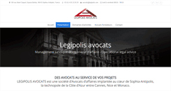 Desktop Screenshot of legipolis.com